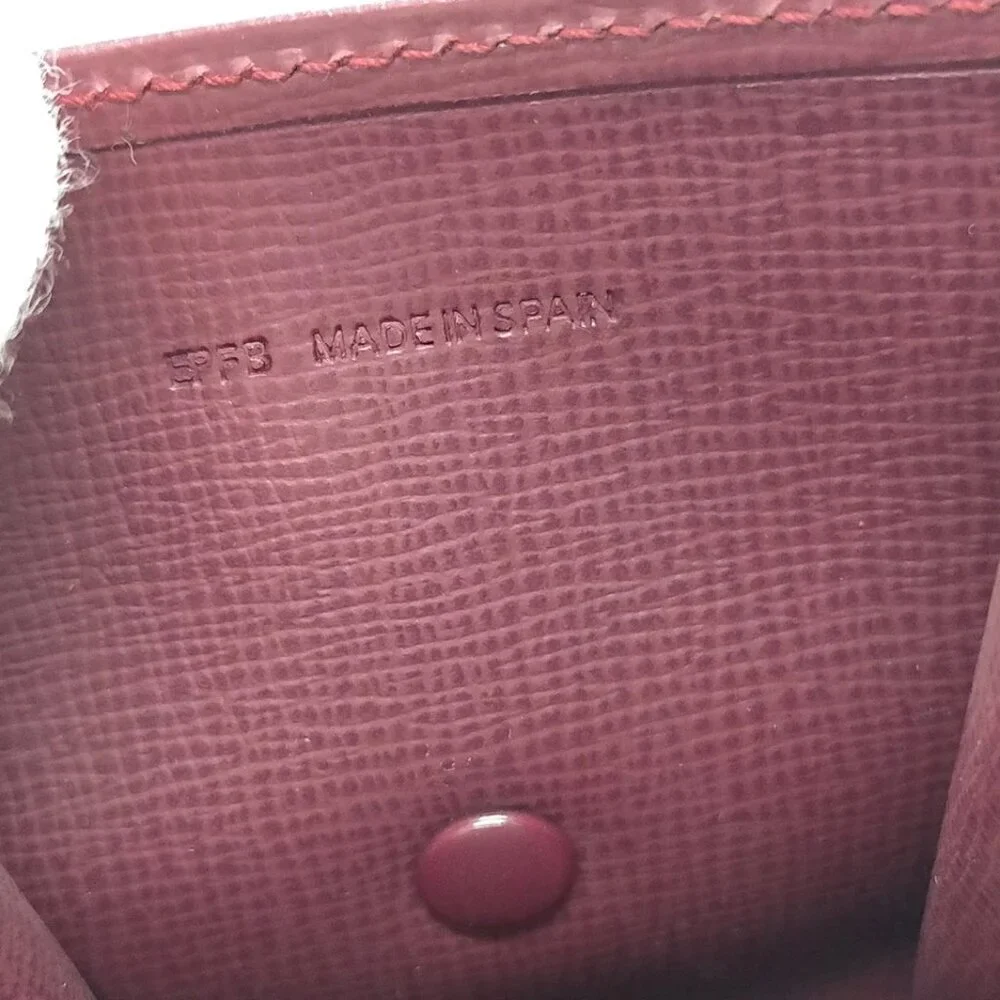 Cartier Coin Case Bordeaux Leather 128-042525